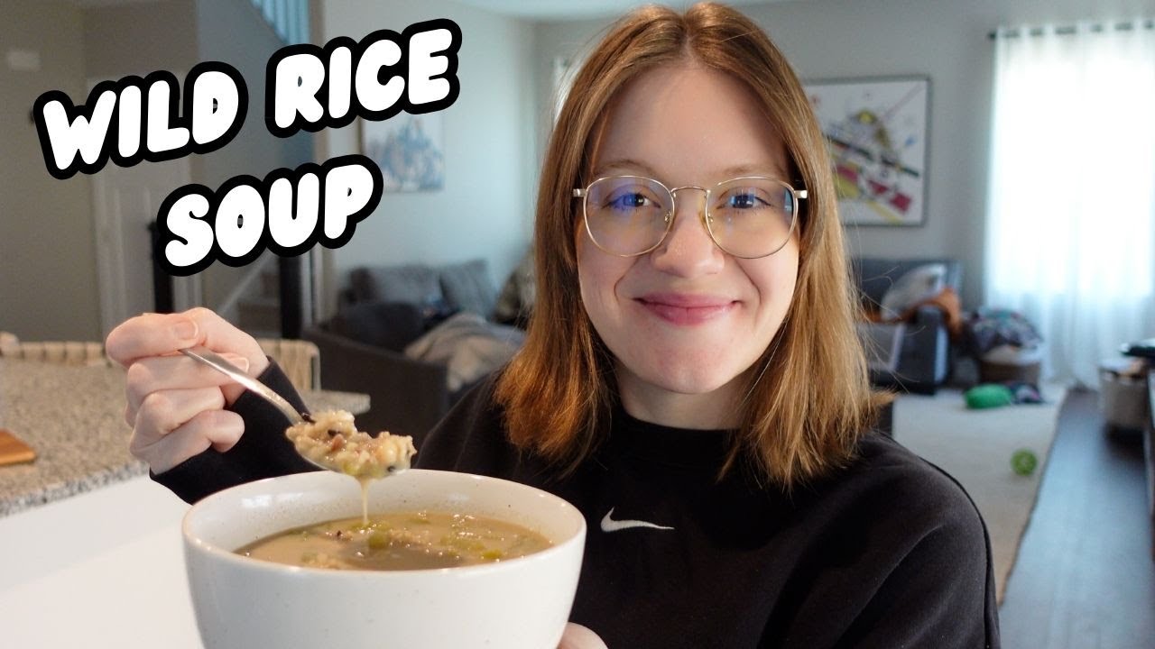 Creamy Wild Rice Soup (whole food plant-based sos-free)
