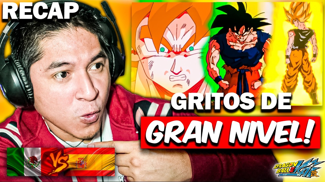 Una Secuencia BRUTAL: Goku se transforma en SSJ vs Freezer en DBZ KAI Latino vs Castellano RECAP