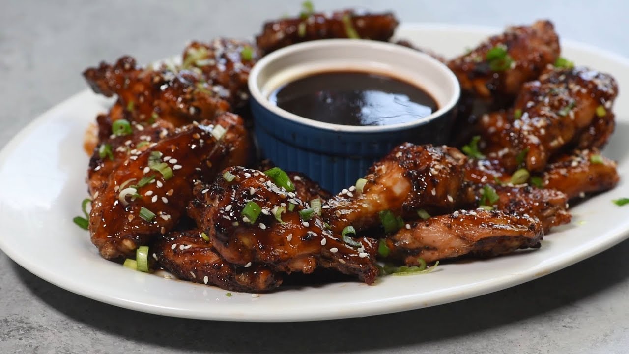 Sticky Baked Asian Chicken Wings