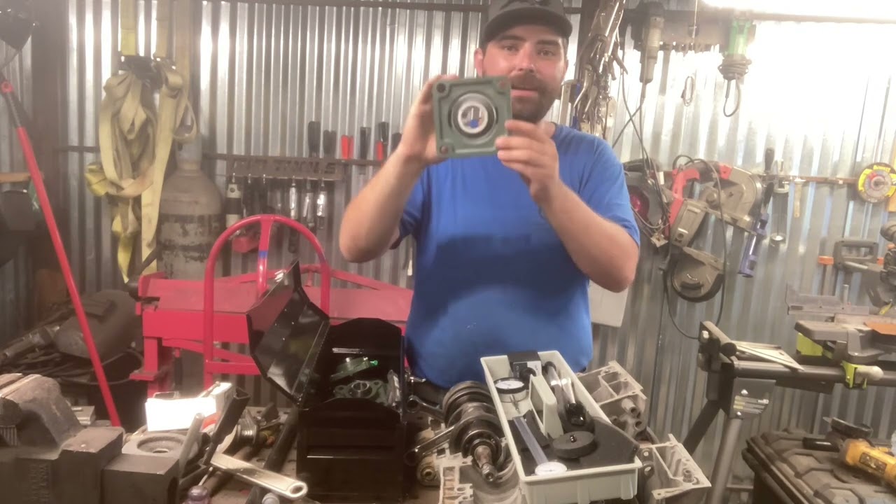 Homemade line bore - Making the bearings￼