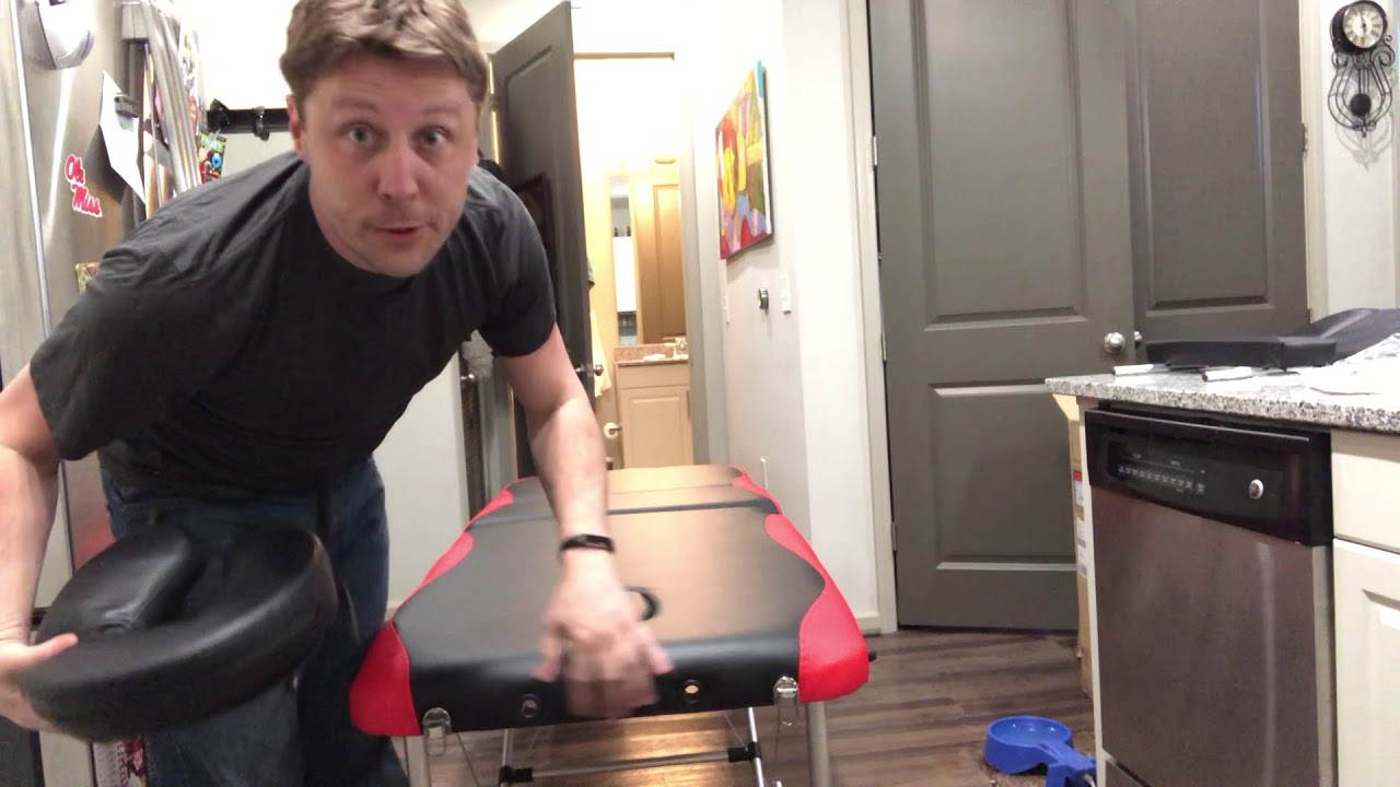 Merax Aluminum 3 Section Portable Folding Massage Table Unboxing & Setup