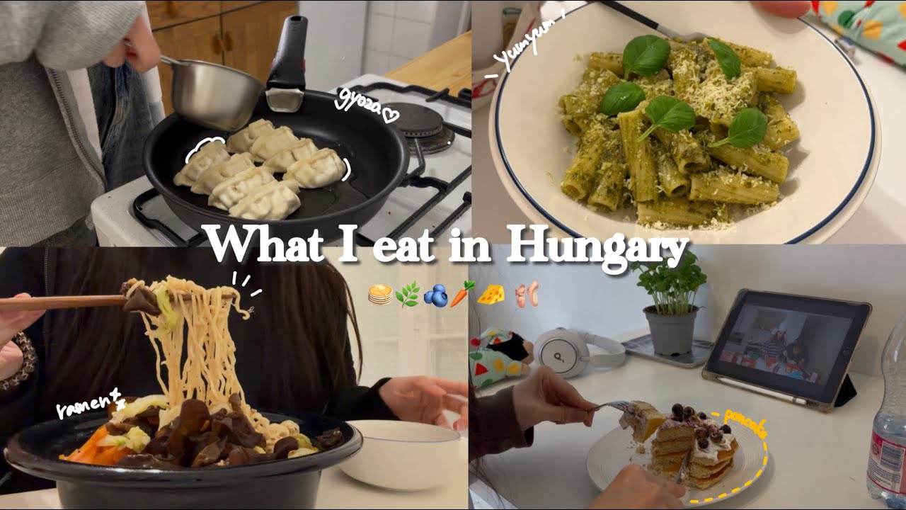 《vlog》バレエ留学生の日常🩰ダイエットしながら食事を楽しみたい平日の食事記録🍳🍝