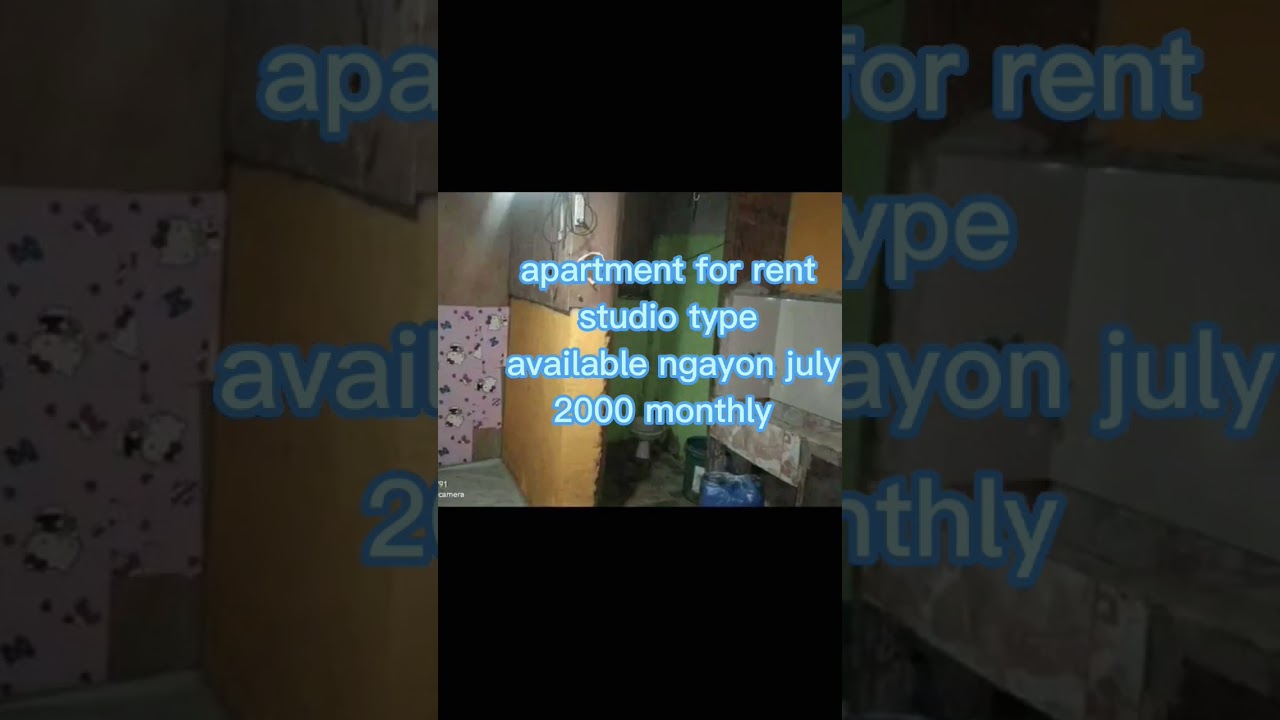 apartment for rent  studio type 2000 monthly