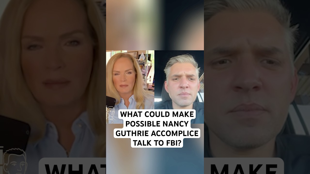What could make possible Nancy Guthrie accomplice talk to FBI?