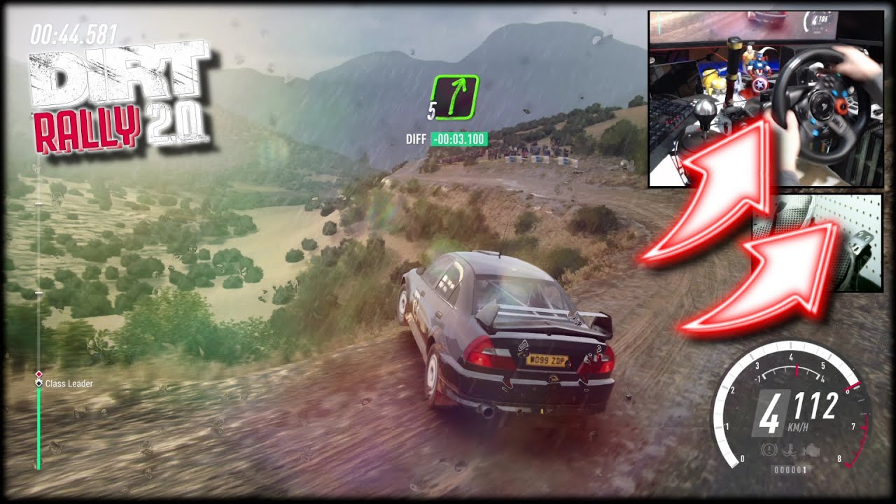 Mitsubishi Lancer Evo VI Greece WET and DRY / Logitech G29 DiRT Rally 2.0