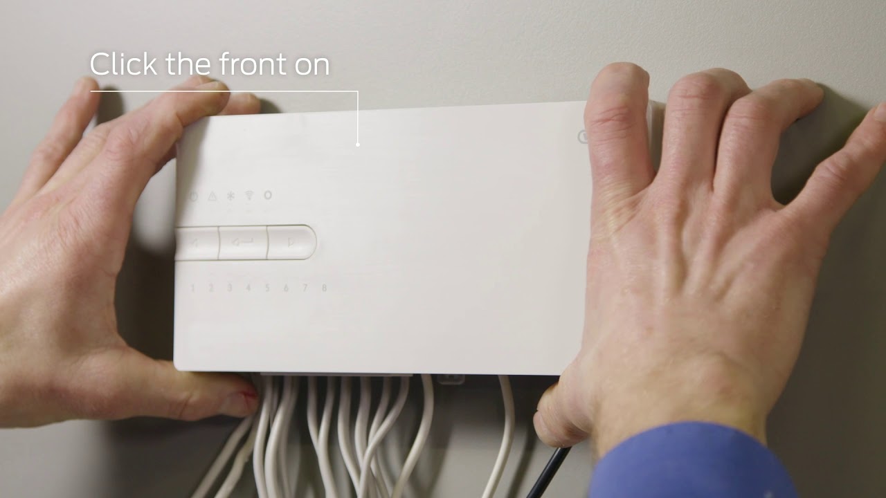 Warmafloor Sentio - How to install central control unit