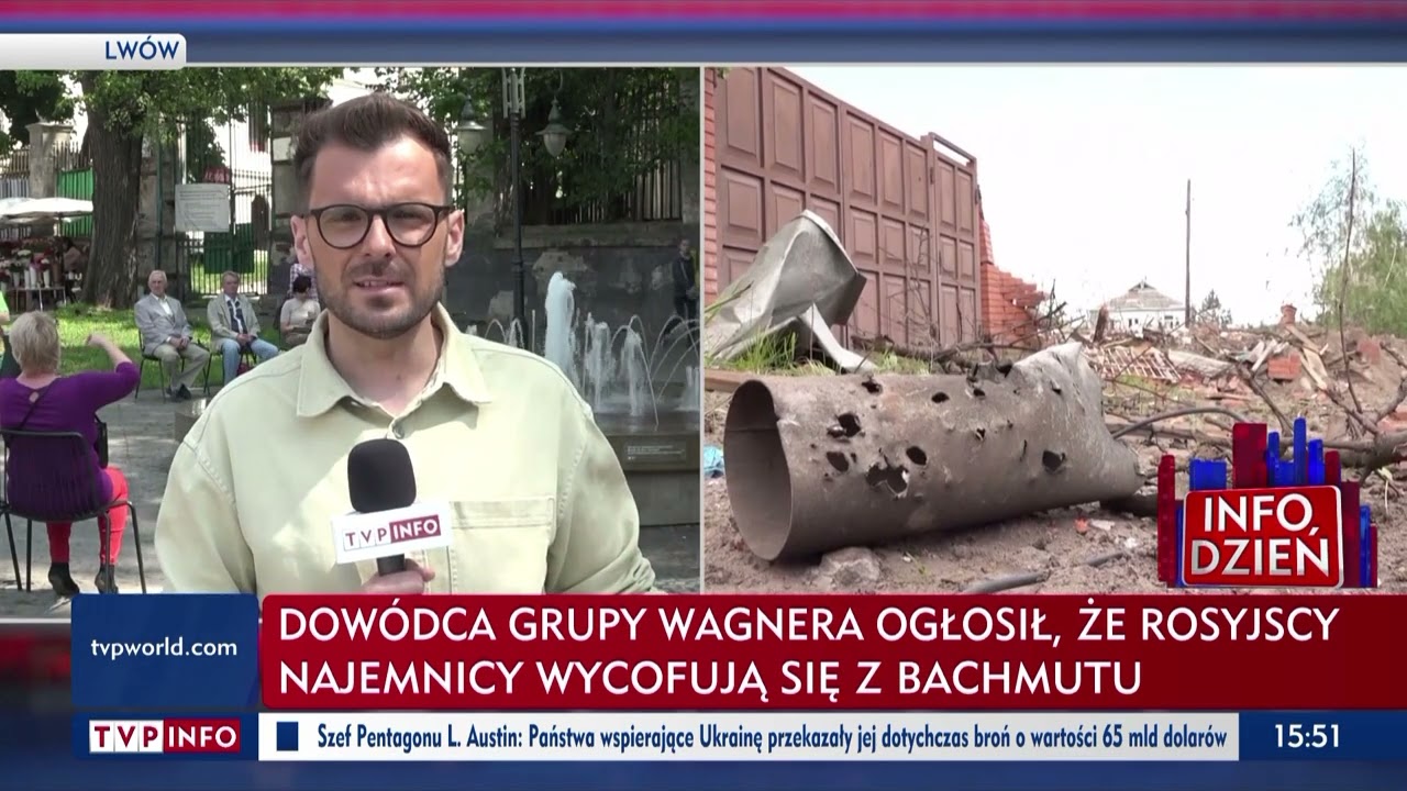Jewgienij Prigożyn poinformował o wycofywaniu Grupy Wagnera z Bachmutu. Relacja Michała Trantaua
