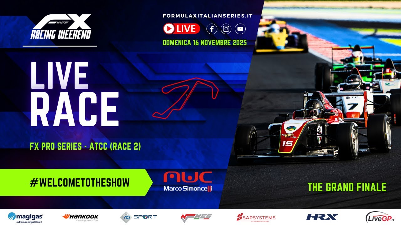 FX Racing Weekend | Live Race - Misano The Grand Finale 16/11/2025 (race 2)