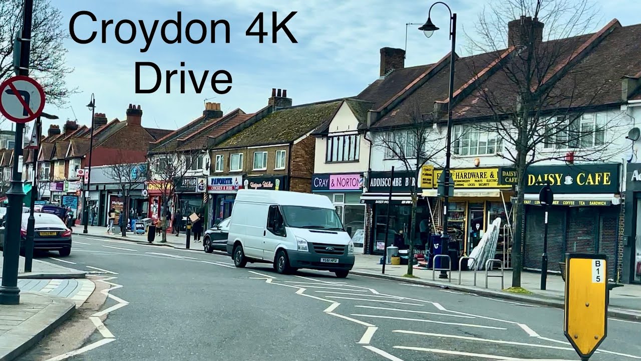 London Croydon- 4K Drive Shirley / addisombe 16/03/2023