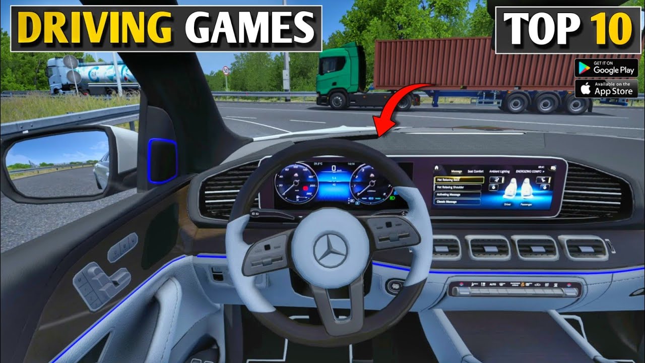 Top 10 Best Driving games for android 2024 | high graphics Driving simulator games  ||