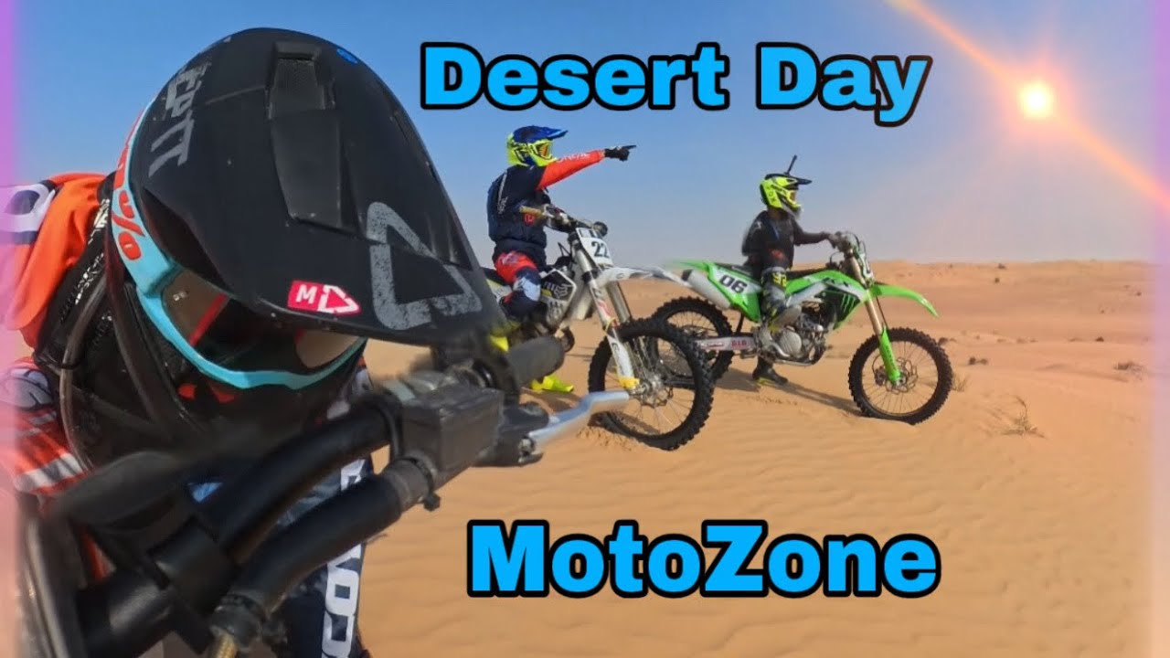 DESERT RIDE, DUBAI MOTOZONE #dubailife #motocross #grampzsports #dirtbike #desertchallenge 