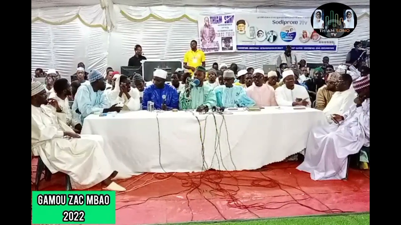 Sidi Ahmed Mbaye,gamou ZAC mbao 2022