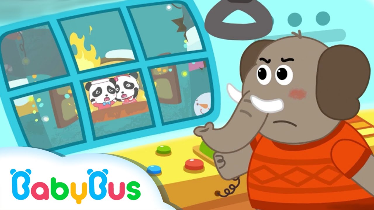 Elefănțelul Pompier salveaza Crăciunul 💖 Cântece pentru Copii de Crăciun - BabyBus