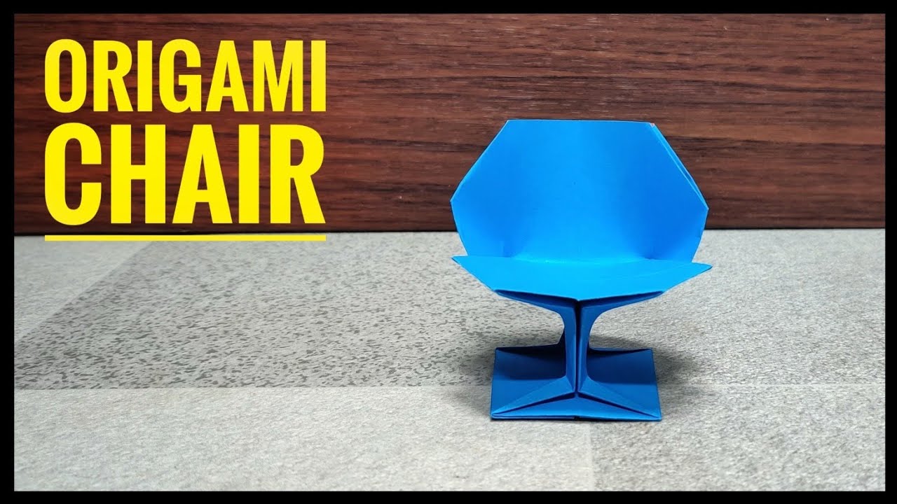 Origami Chair | Origami tutorial | Paper craft