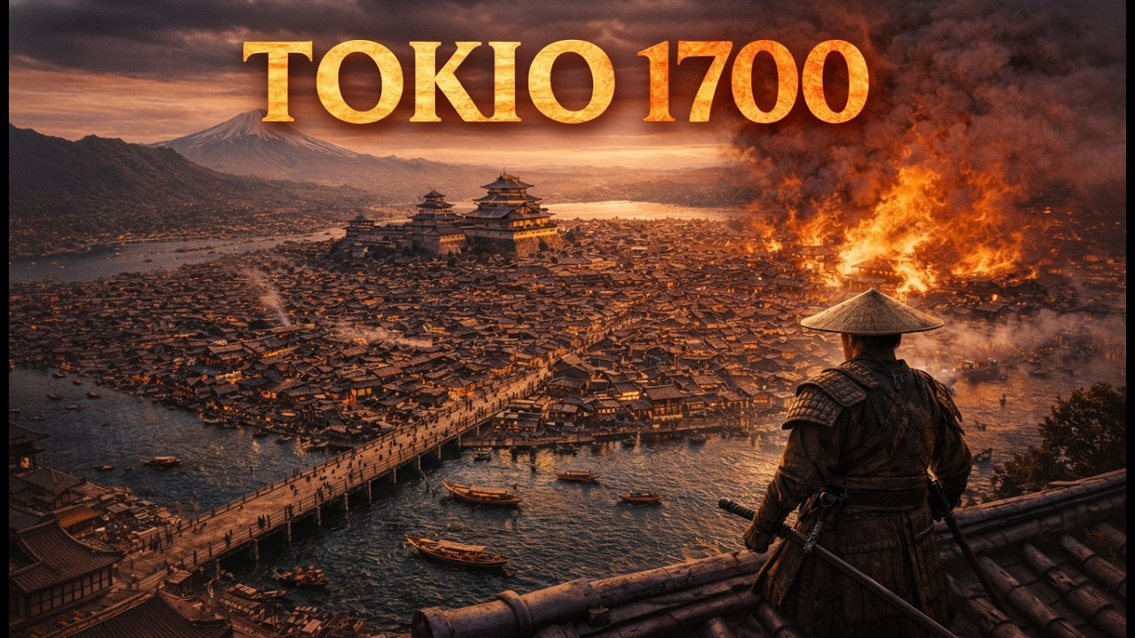 TOKIO 1700: La Ciudad Más Grande del Mundo que Europa No Conocía | Reconstrucción IA
