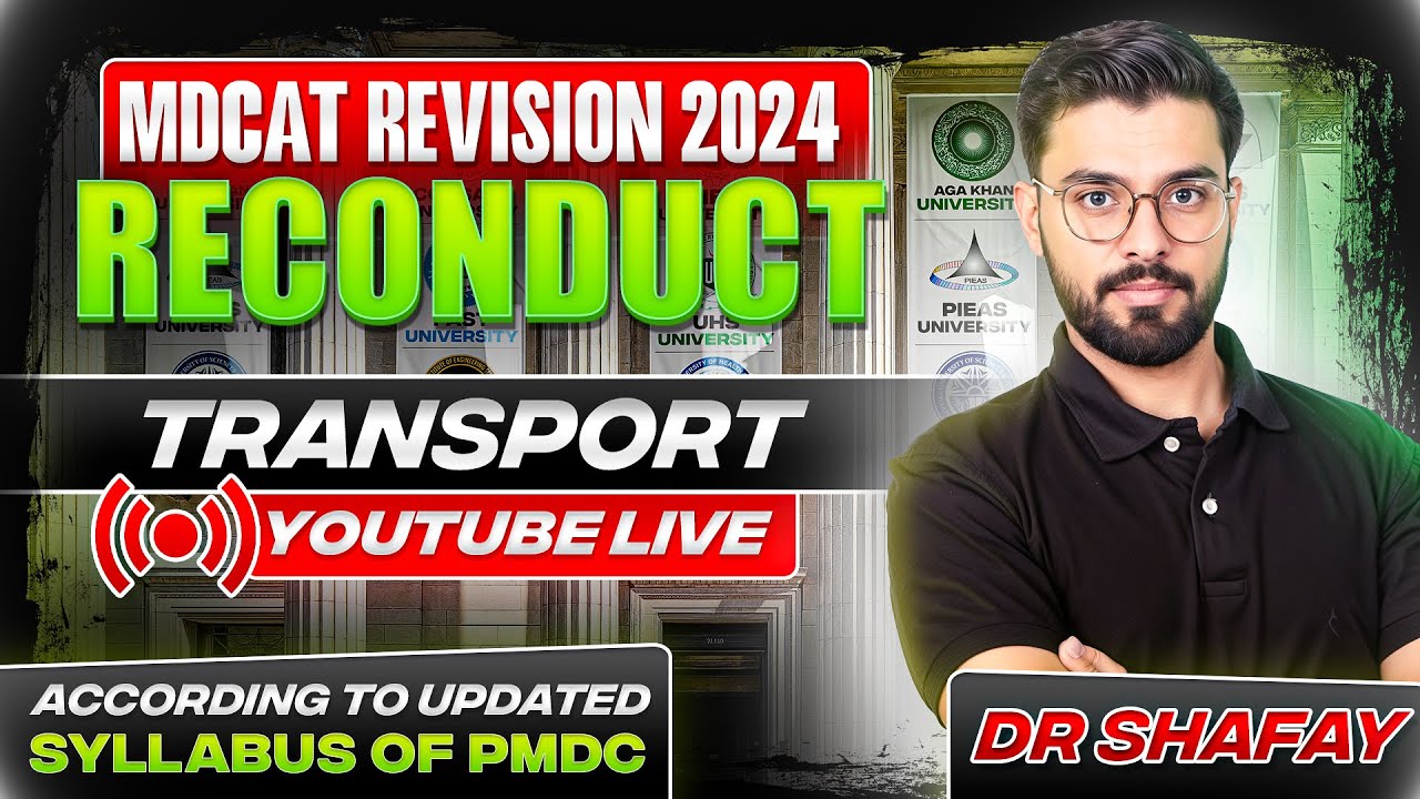 MDCAT Reconduct 2024 | Circulation & Transport | Revision Classes | Sindh | SZABMU | Biology