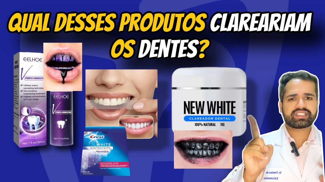 Qual desses produtos CLAREIAM os DENTSS de fato? Quais as consequências do uso? #clareamentodental