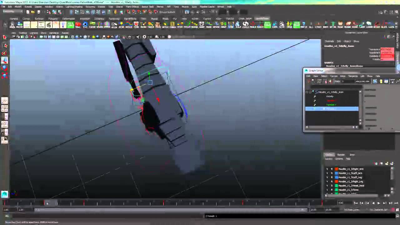 Animating a feline quadruped walk - Part 2: Spline