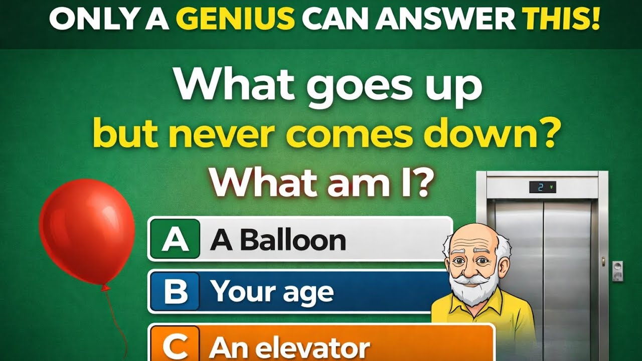 Only Geniuses Can Solve These Riddles 🤯 | Can You? Test Your IQ With These Fun Riddles 🧩
