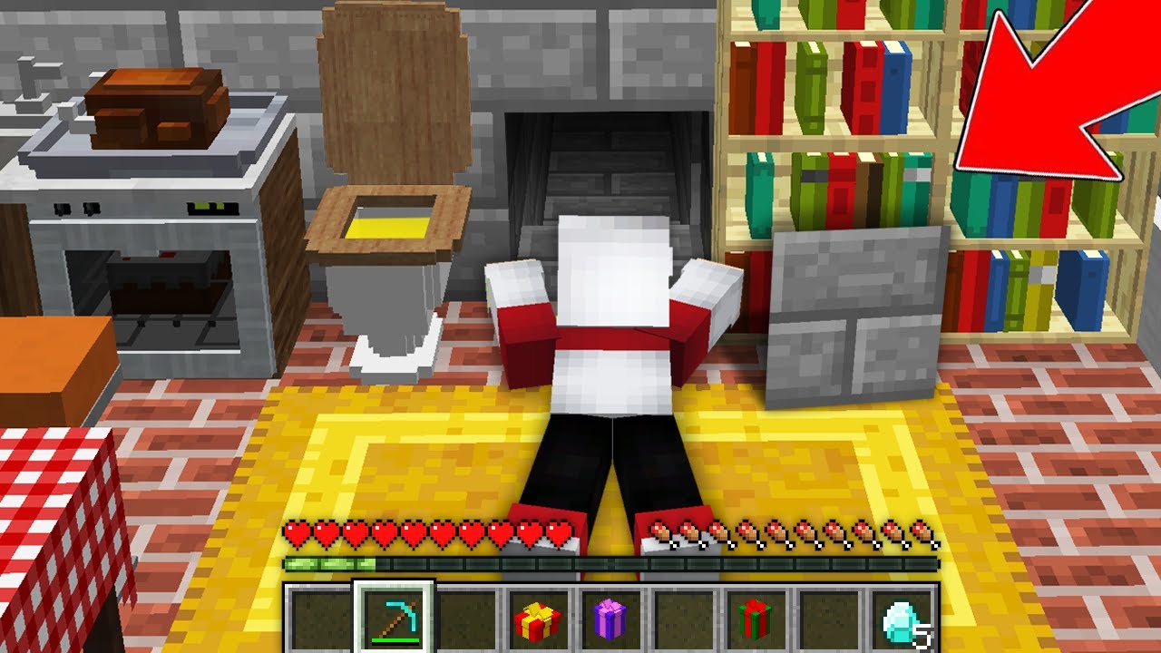 Я НАШЕЛ СТРАННЫЙ ПРОХОД В ДОМЕ У ДРУГА В МАЙНКРАФТ Ловушка Minecraft Топовский