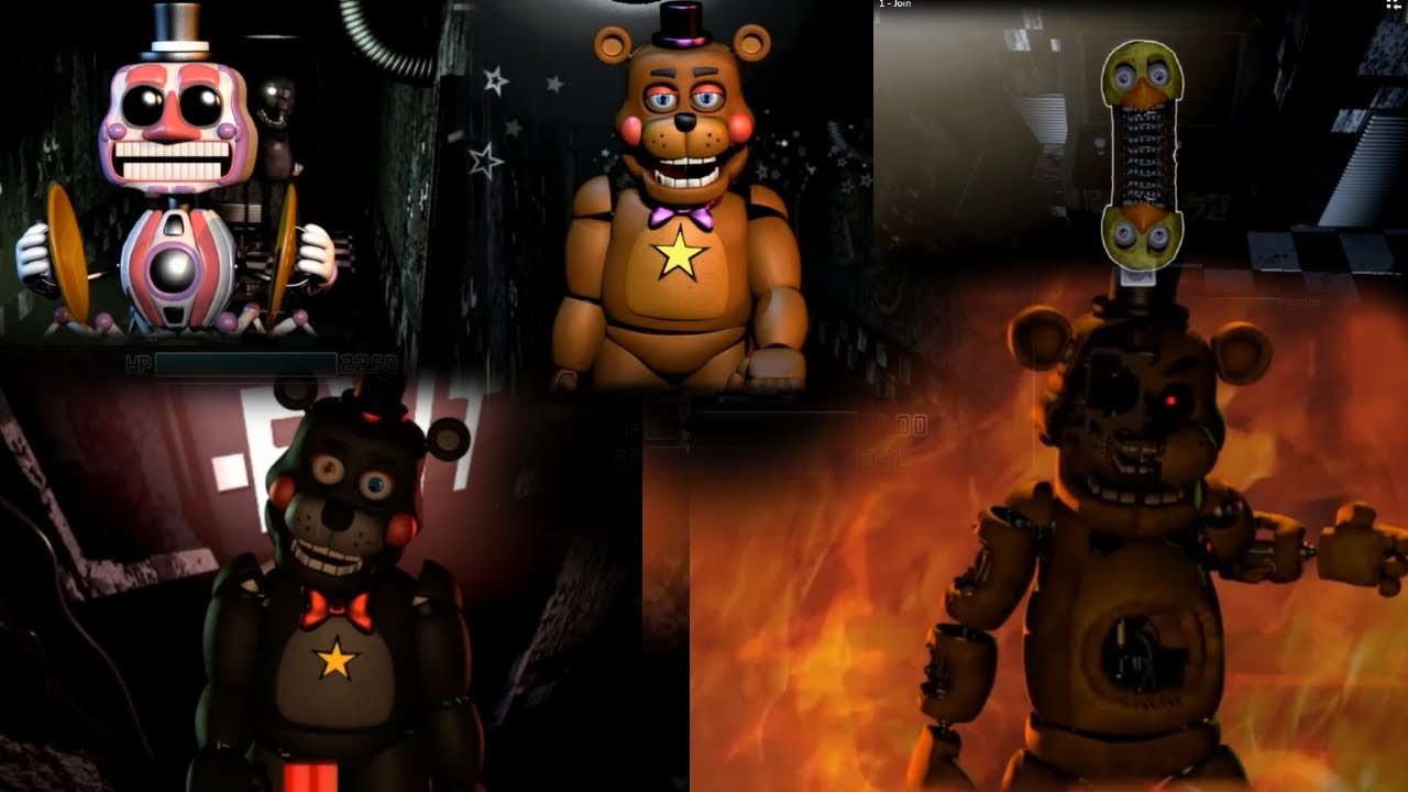 Fnafb CC 3- Act 1 All New Scenarios and Bosses (part 1)