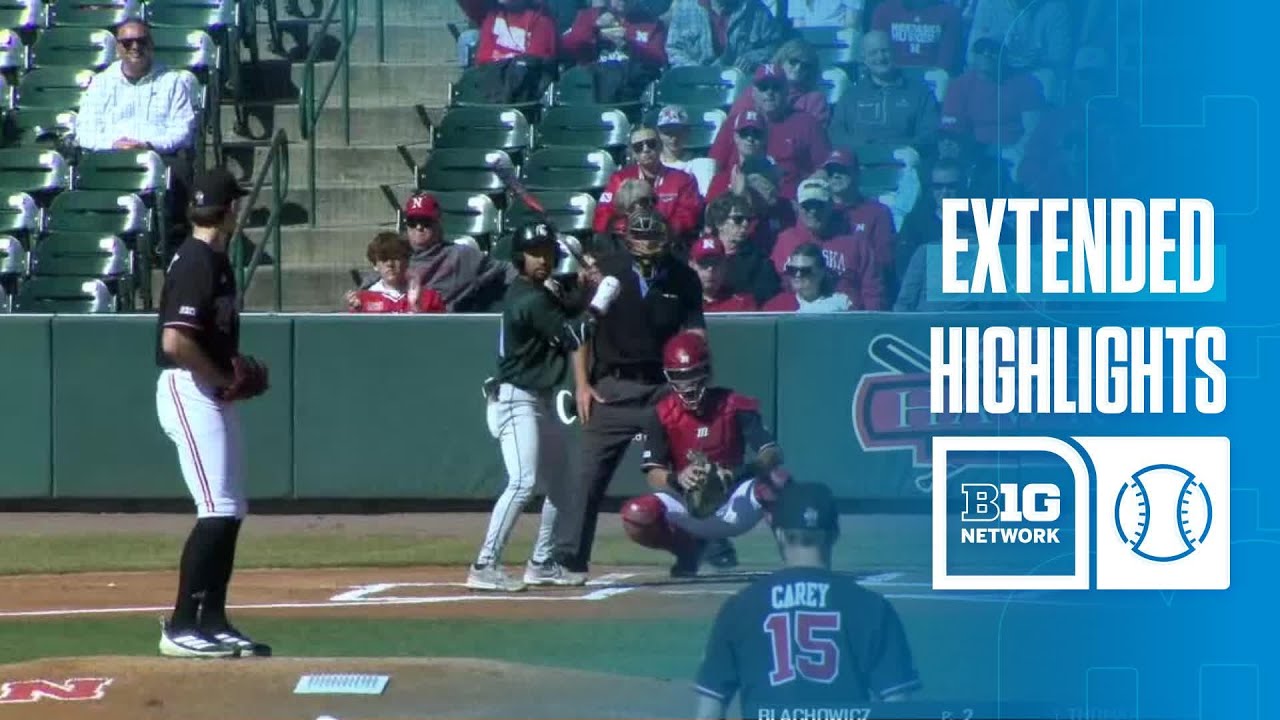 Michigan State at Nebraska | EXTENDED HIGHLIGHTS | Big Ten Baseball | 03/08/202