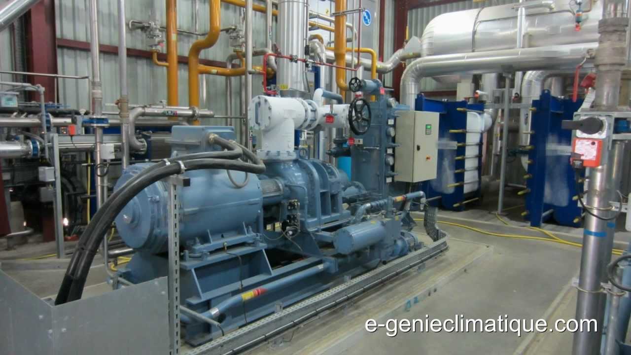 Froidindus01-NH3 Présentation installation froid industriel ammoniac froid positif eau glacée 3MW