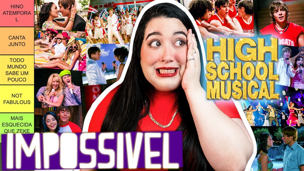 As MELHORES e PIORES MÚSICAS de HIGH SCHOOL MUSICAL! 😱  - TIER LIST