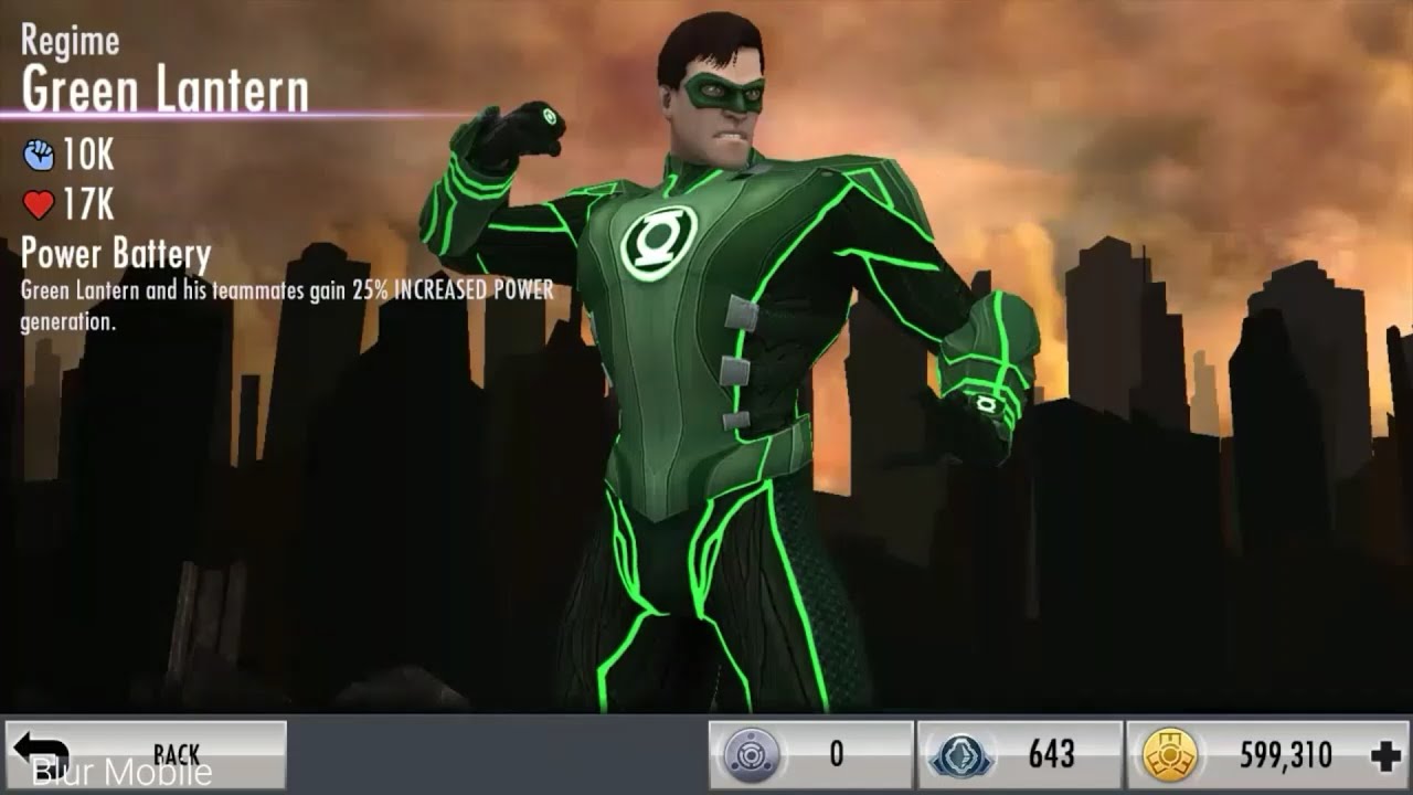 Injustice: Gods Among Us - Regime Green Lantern Gameplay