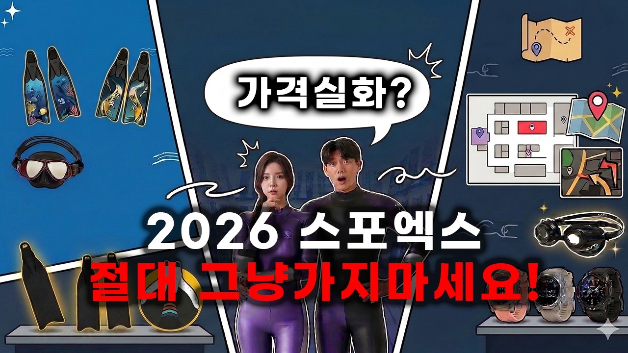 프리다이빙장비 최대 할인 | 스포엑스 무료입장방법 | 가기전 꼭 알고가야 할 내용 | 꿀팁, 업체 위치