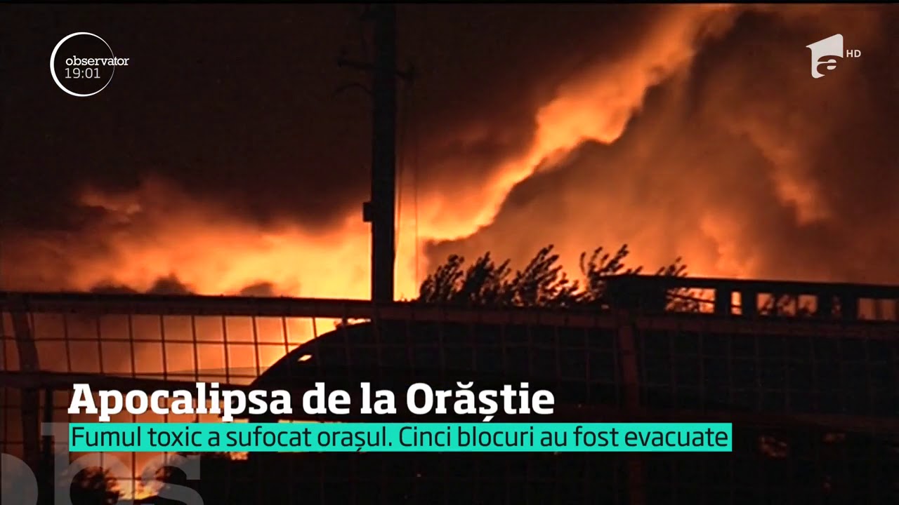 Apocalipsa de la Orăștie! Pompierii veniți din cinci județe s-au luptat 20 de ore cu flăcările