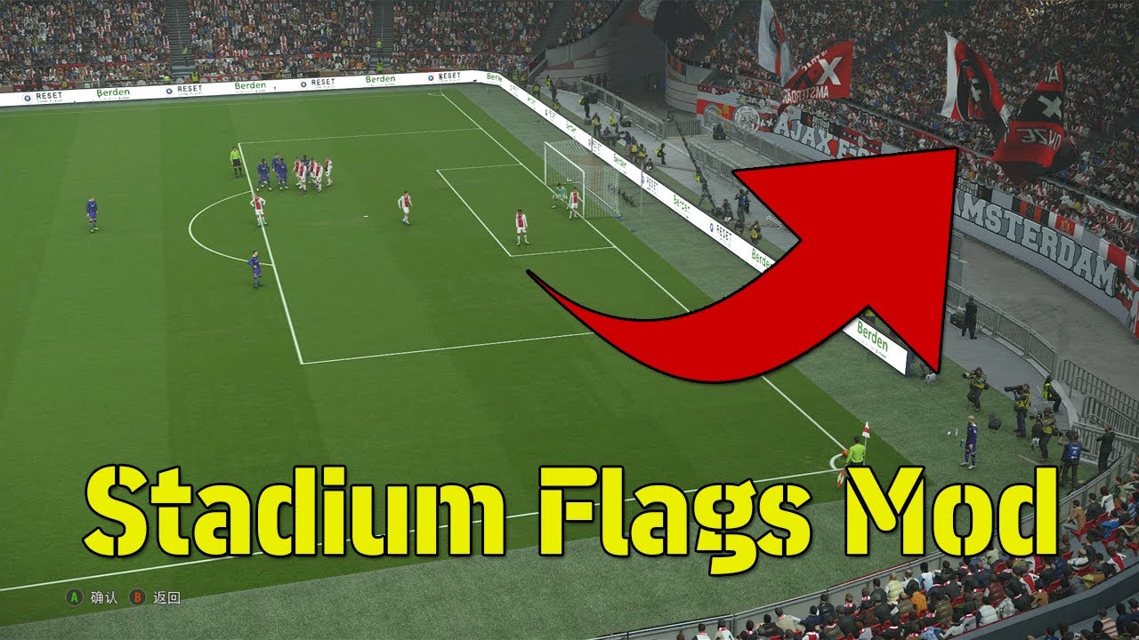 PES 2021 Stadium Flags mod