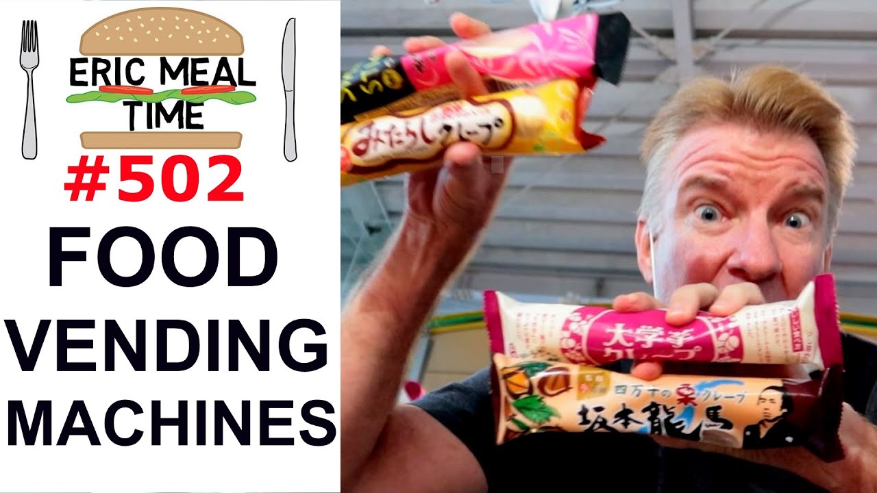 Eating at VENDING MACHINES ALL DAY in Tokyo #2 - Eric Meal Time #502