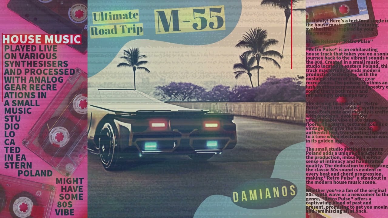 🎶📼 Damianos 🎶M-55 🎶📼 synthwave / cinematic / house