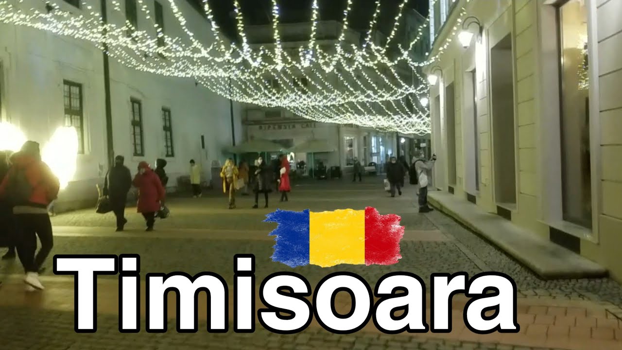 Nightlife in Timisoara city, Romania