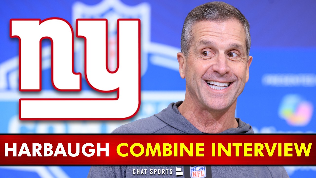 🚨🚨John Harbaugh Giants NFL Combine Press Conference | Latest Giants News & Rumors