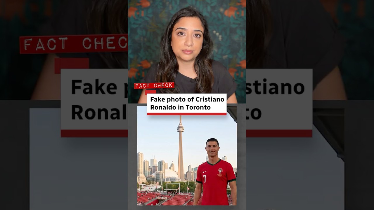 Fact check: Fake photo of Cristiano Ronaldo in Toronto