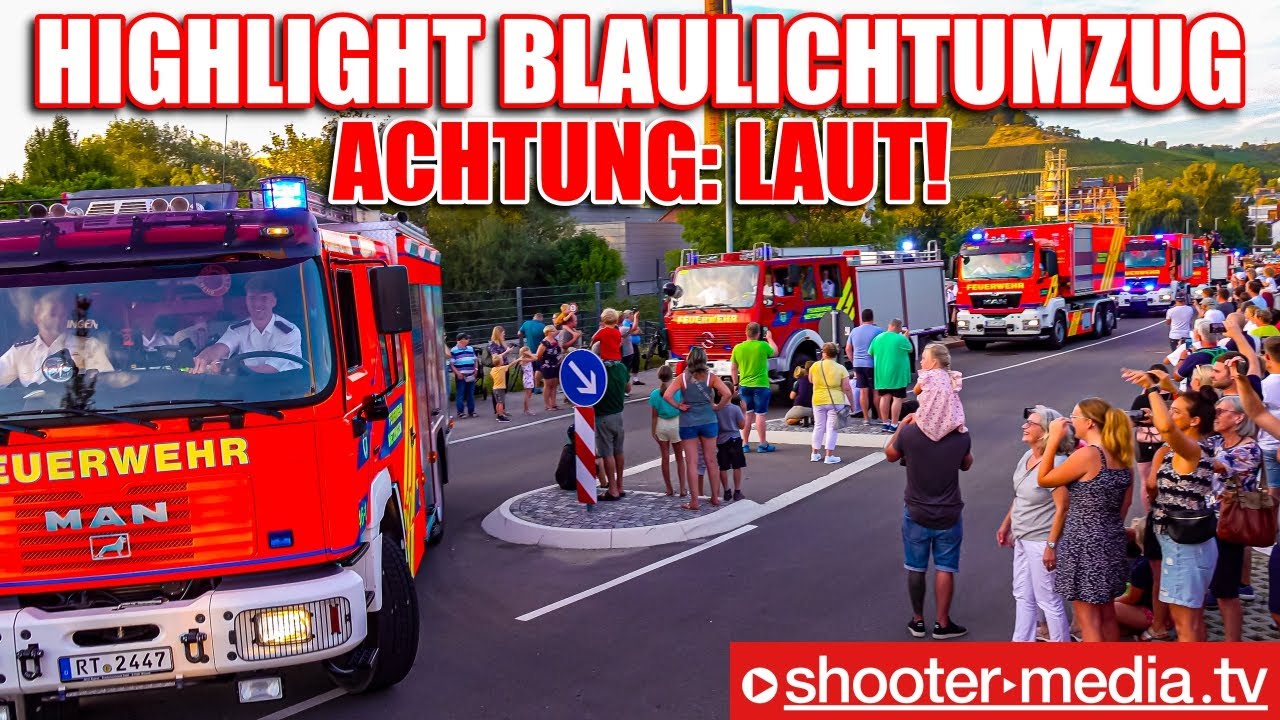 🚒  HIGHLIGHT - BLAULICHTUMZUG FEUERWEHR METZINGEN  🚒 | 🚒  Blaulicht + Horn + Neue Feuerwache  🚒