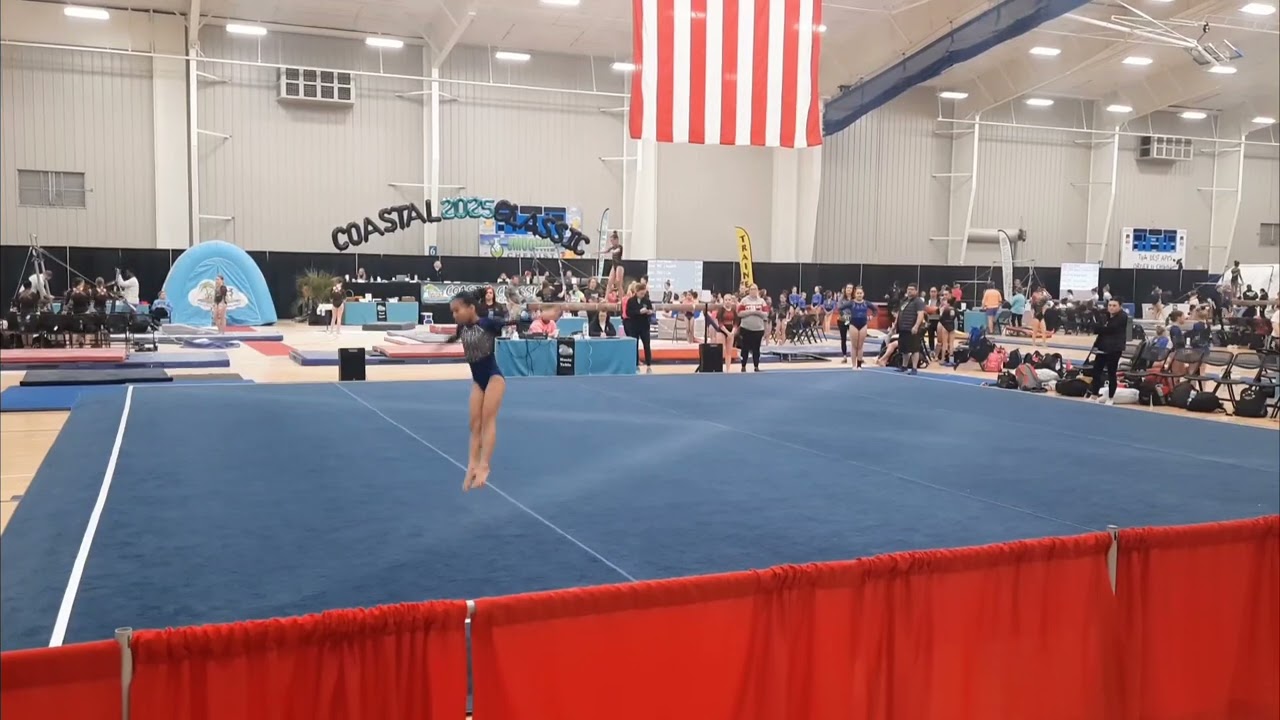 Level 6 Gymnastics Floor Exercise.Hosannah. USAG Coastal Classic 2025. 9.425.