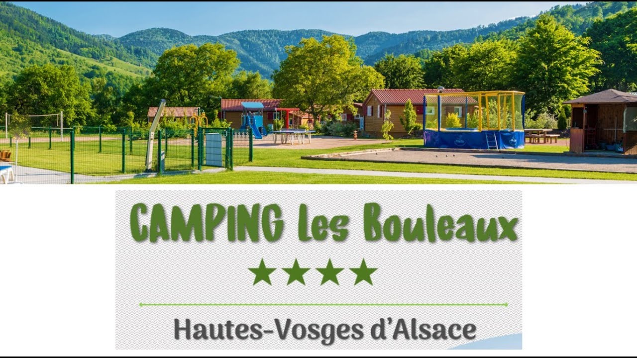 Camping Les Bouleaux | Location de Chalets & Emplacements 4 Étoiles | Alsace