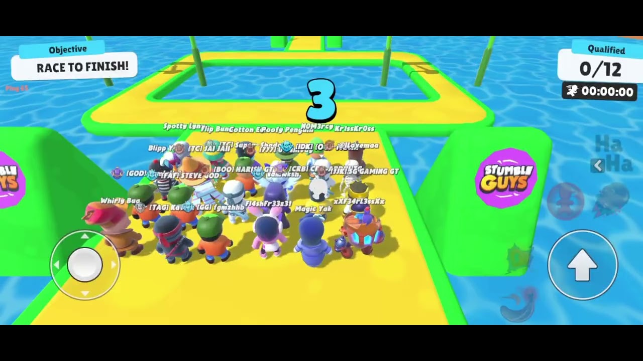 Playing stumble guys by gaming_with_aryaan02