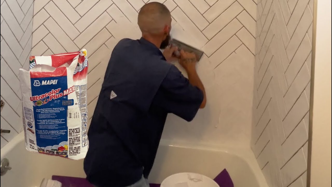 Затирка Mapei Ultracolor Plus Max! Быстросохнущая затирка! Как это сделать. #tilewithme #mapei #g...