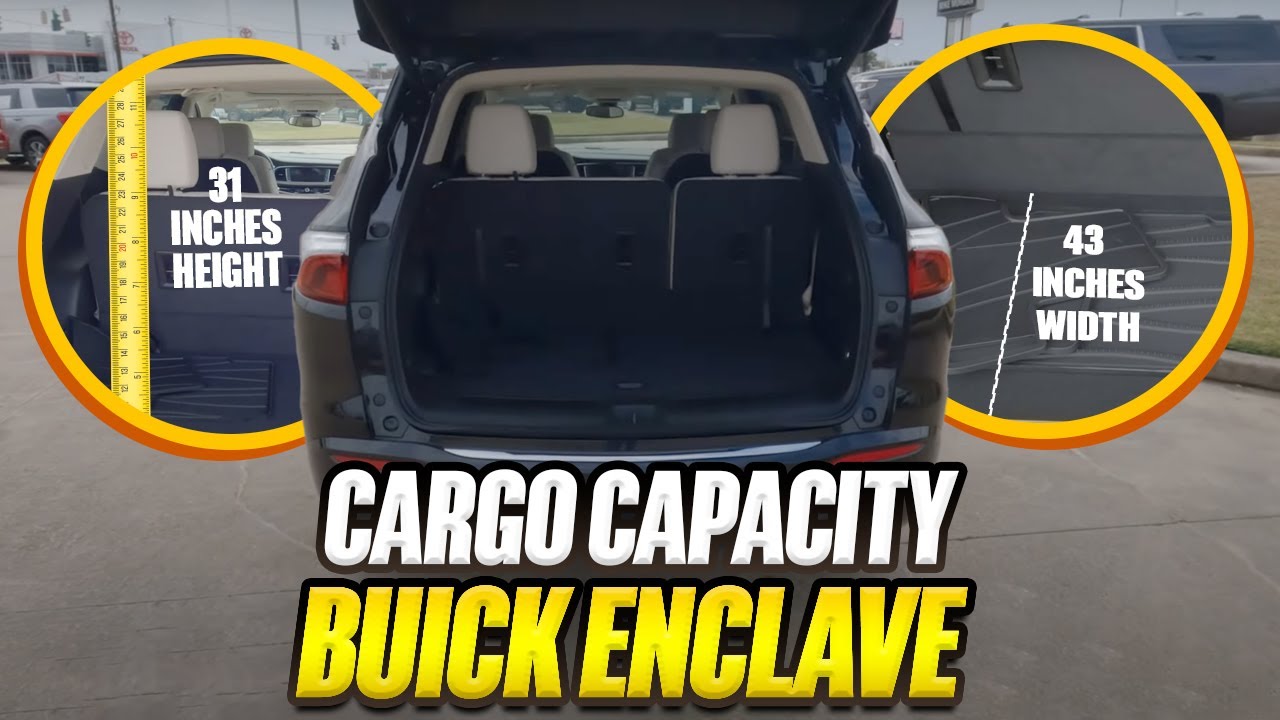 2023 Buick Enclave - True Cargo Capacity Given In Inches