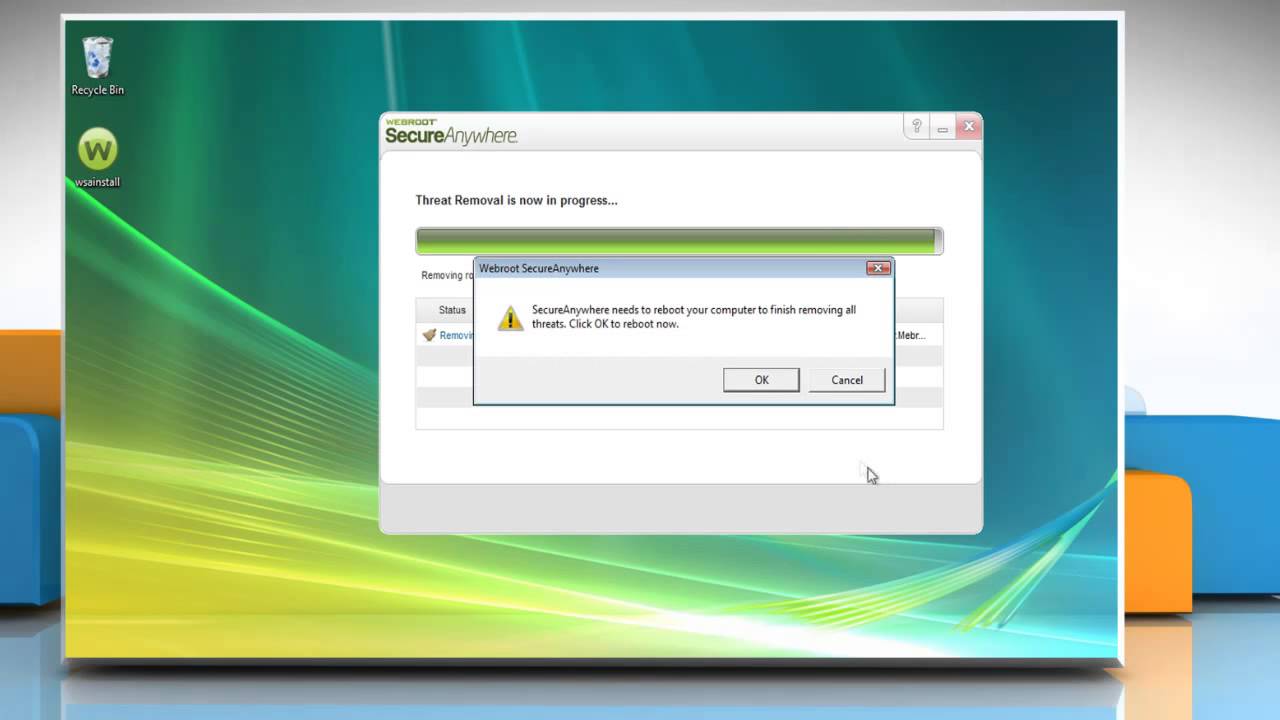 How to install Webroot&reg; SecureAnywhere in Windows&reg; Vista