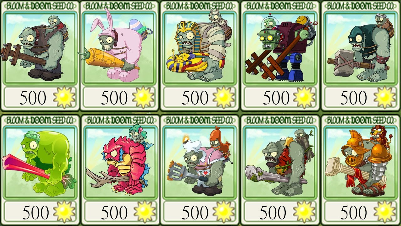 Tournament All Gargantuars Zombie - Who 's PRO Gargantuar? - Pvz 2 zombie vs zombie