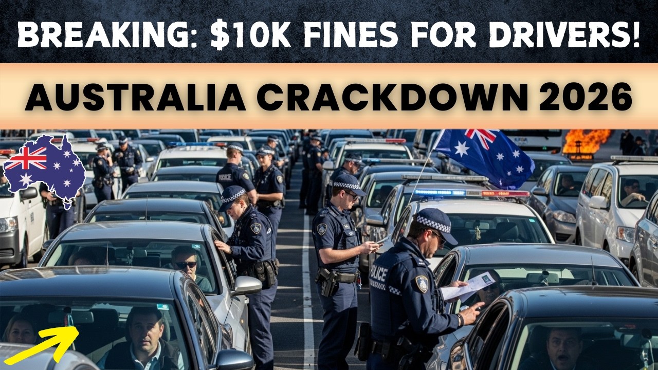 EMERGENCY: Every Australia Driver Being Fined $10K Starting March 1 – Police Active NOW (2026)