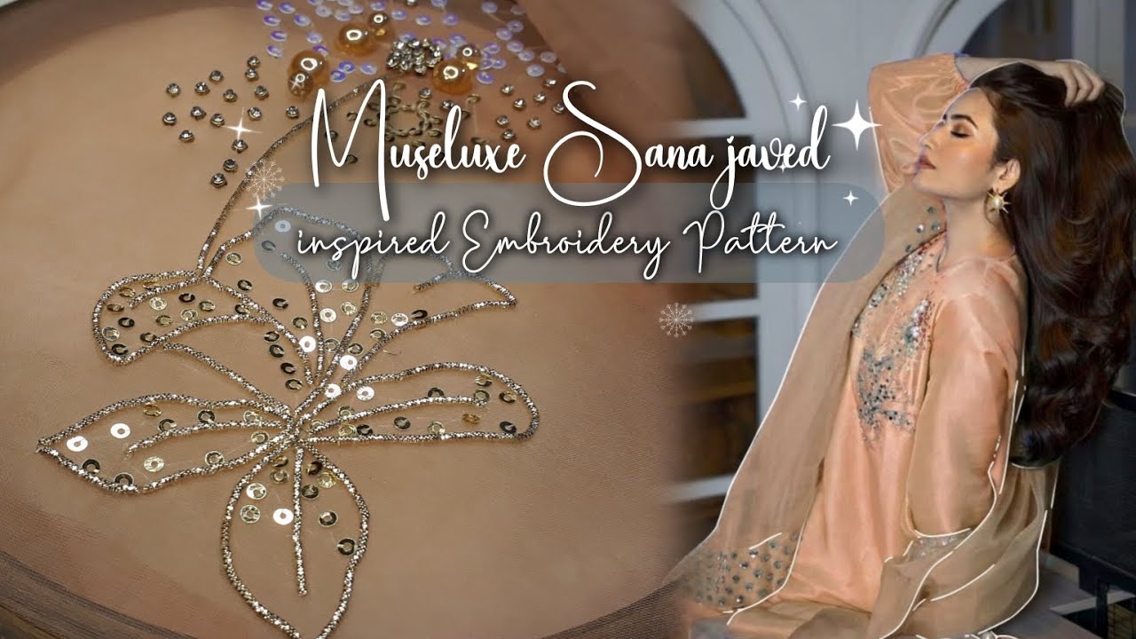 Museluxe sana javed inspired dress 😍💫 | Bead work | sequins work 🌸 | Museluxe dress in low budget 💰👛