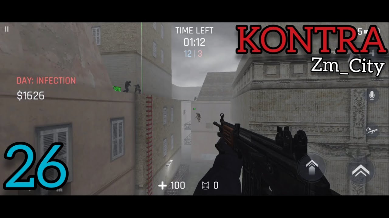 Kontra Multiplayer Fps - Zm_City New Map Zombie 🧟 Mode Gameplay !!