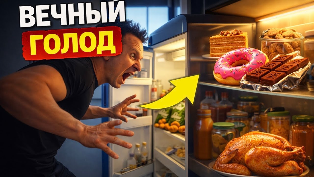 ВЕЧНЫЙ ГОЛОД — ПОЧЕМУ ТЫ ПОСТОЯННО ХОЧЕШЬ ЕСТЬ?