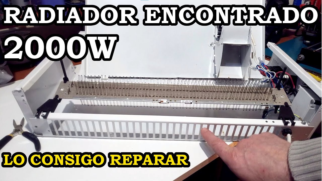 Radiador Eléctrico Encontrado. Lo Consigo Reparar. 252